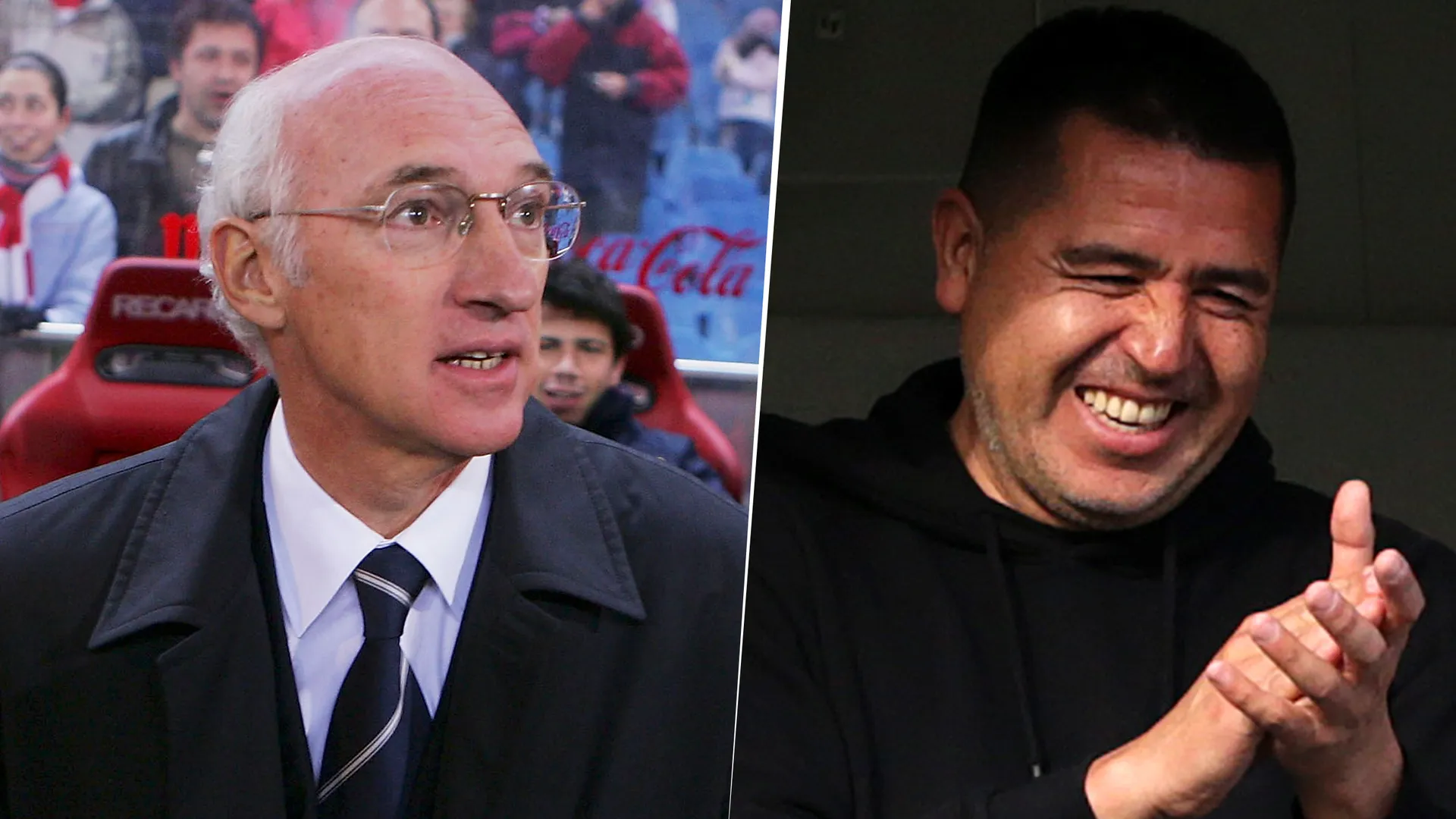 Carlos Bianchi y Juan Román Riquelme
