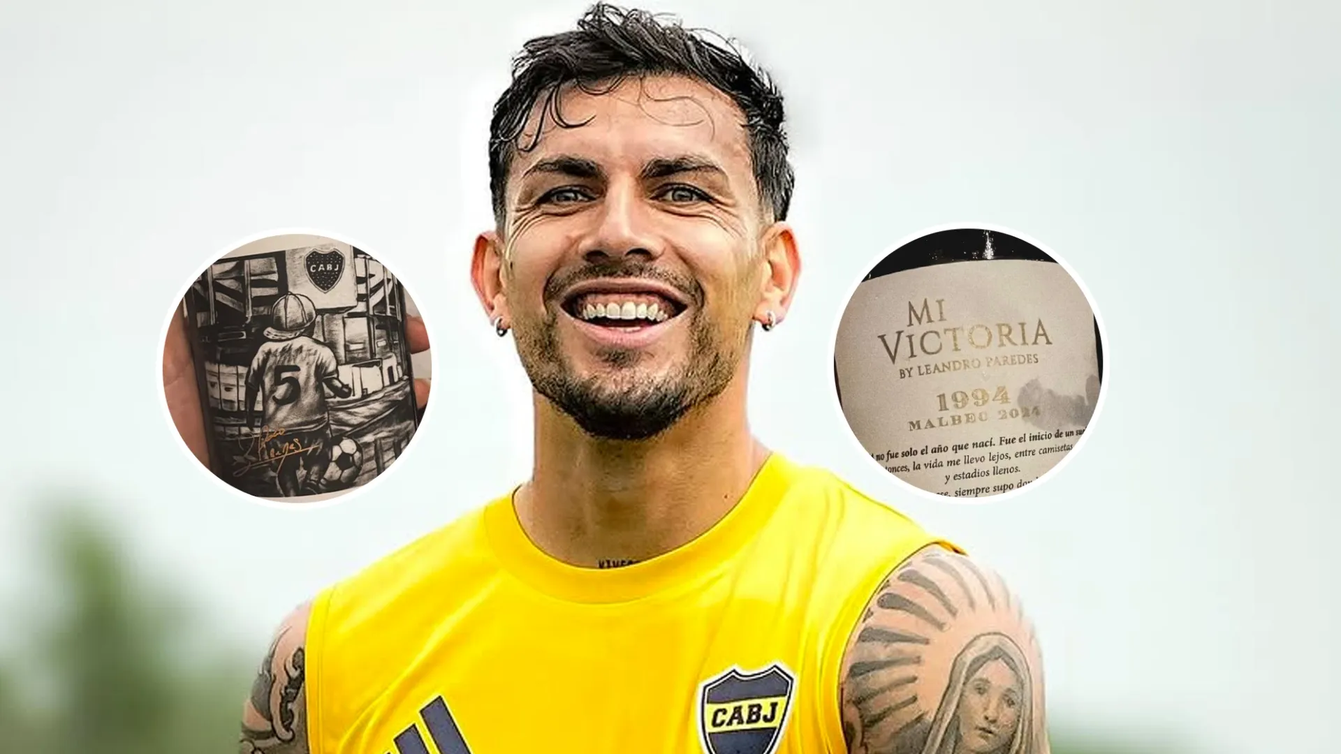 Leandro Paredes presentó su nuevo vino, especialmente dedicado a su vuelta a Boca, con un emotivo mensaje y detalles xeneizes
