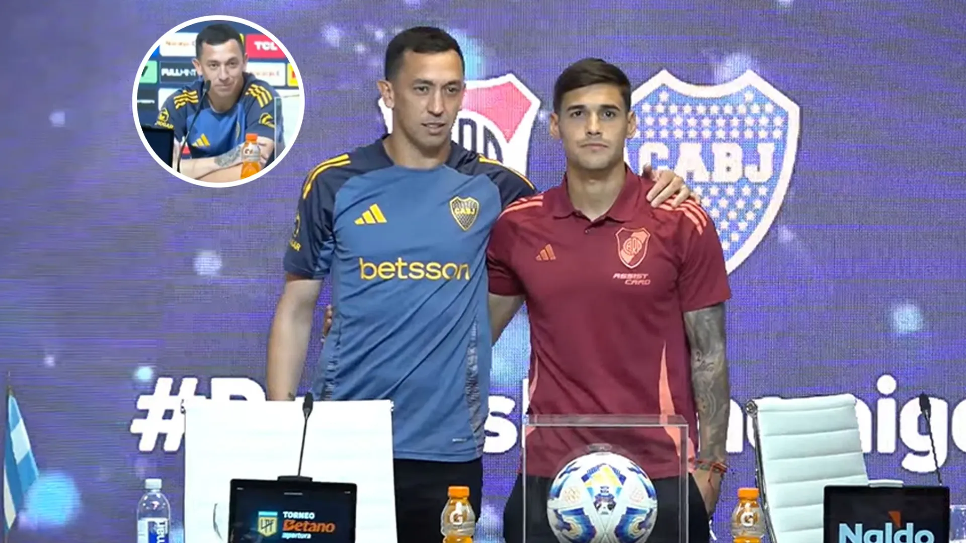 La frase de Martínez Quarta sobre River que hizo reír a Agustín Marchesín y festejaron los hinchas de Boca