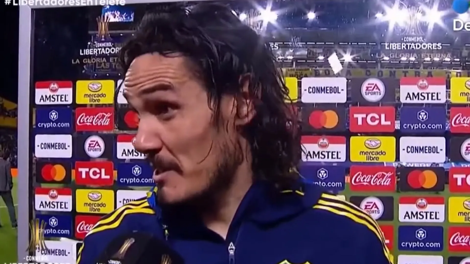 La dura respuesta de Cavani tras el empate: "Eso te parece a vos"