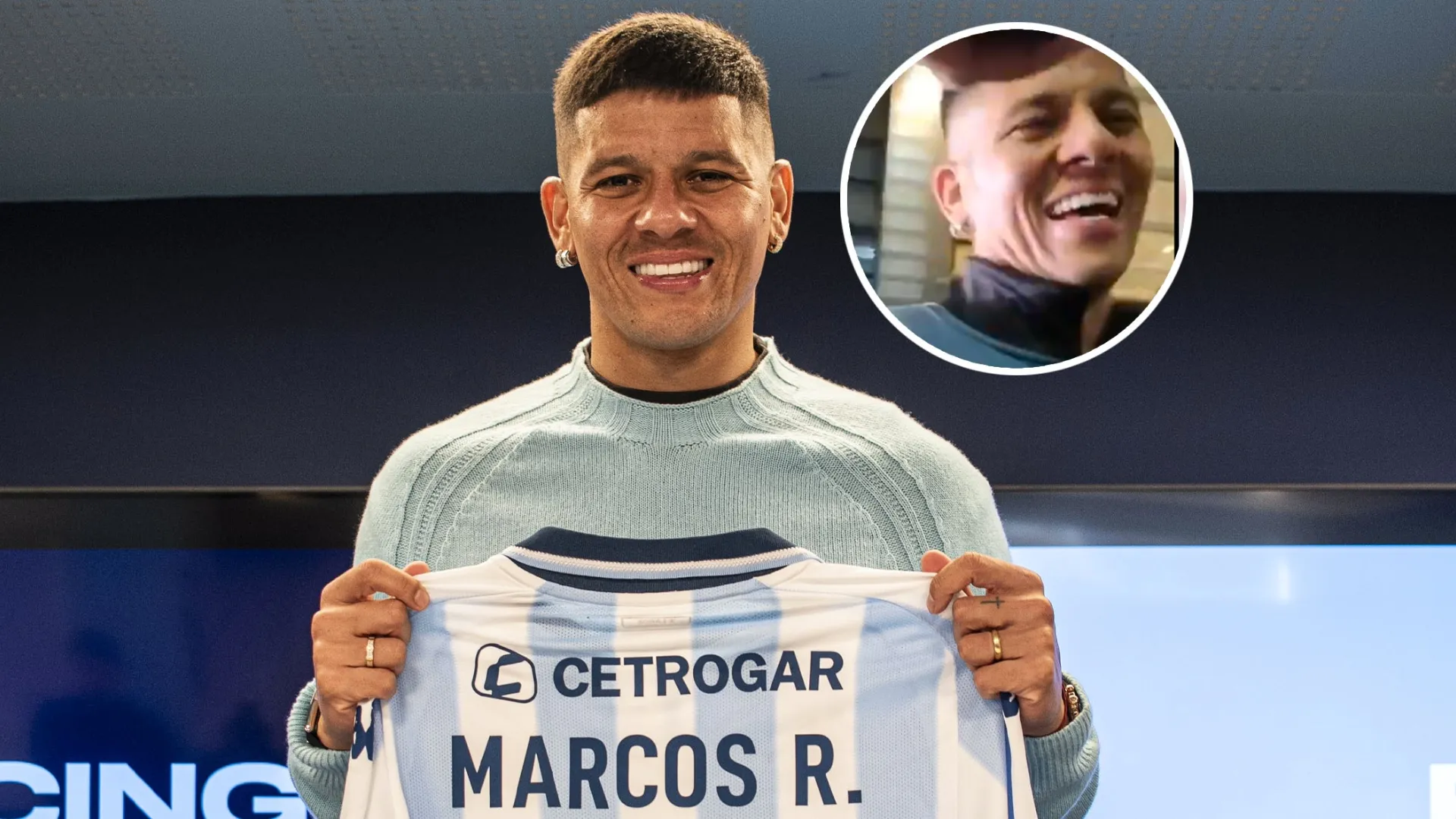 El pedido de un hincha de Racing que hizo estallar a Marcos Rojo: "Rompelo a..."