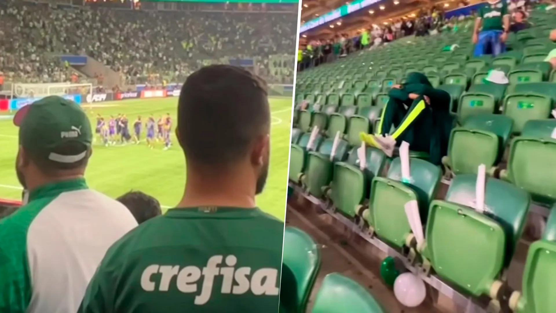 VIDEO | Inédito: así reaccionaron los plateístas de Palmeiras al penal de Pol Fernández