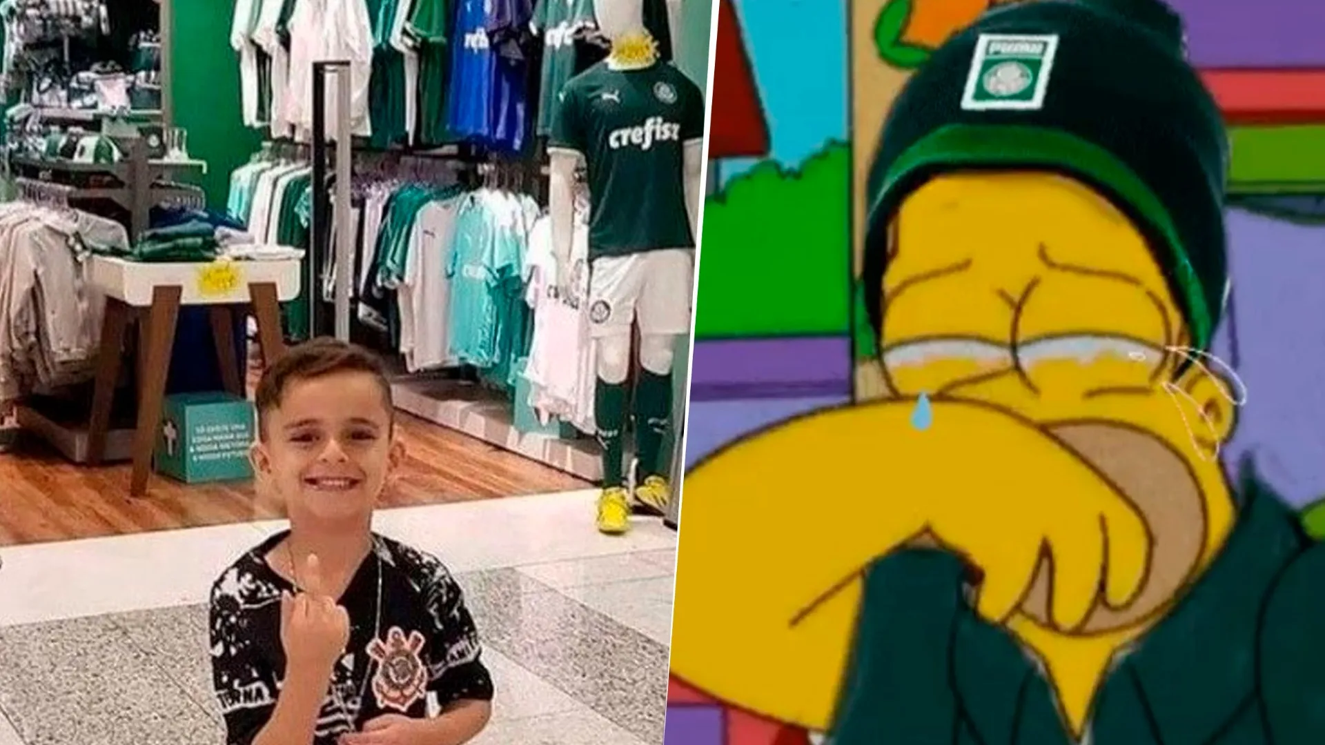 "A casa": el tuit oficial de Palmeiras se llenó de cargadas de los hinchas de Boca, San Pablo y Corinthians