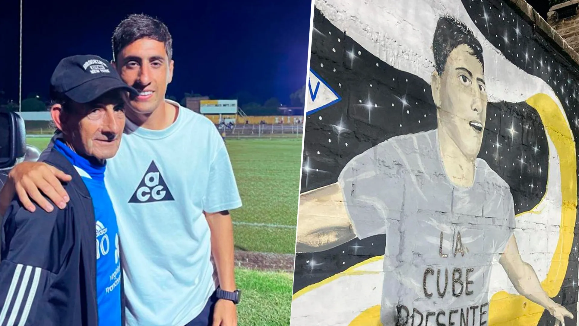 Miguel Merentiel visitó al club que marcó su carrera: Atlético Bella Vista