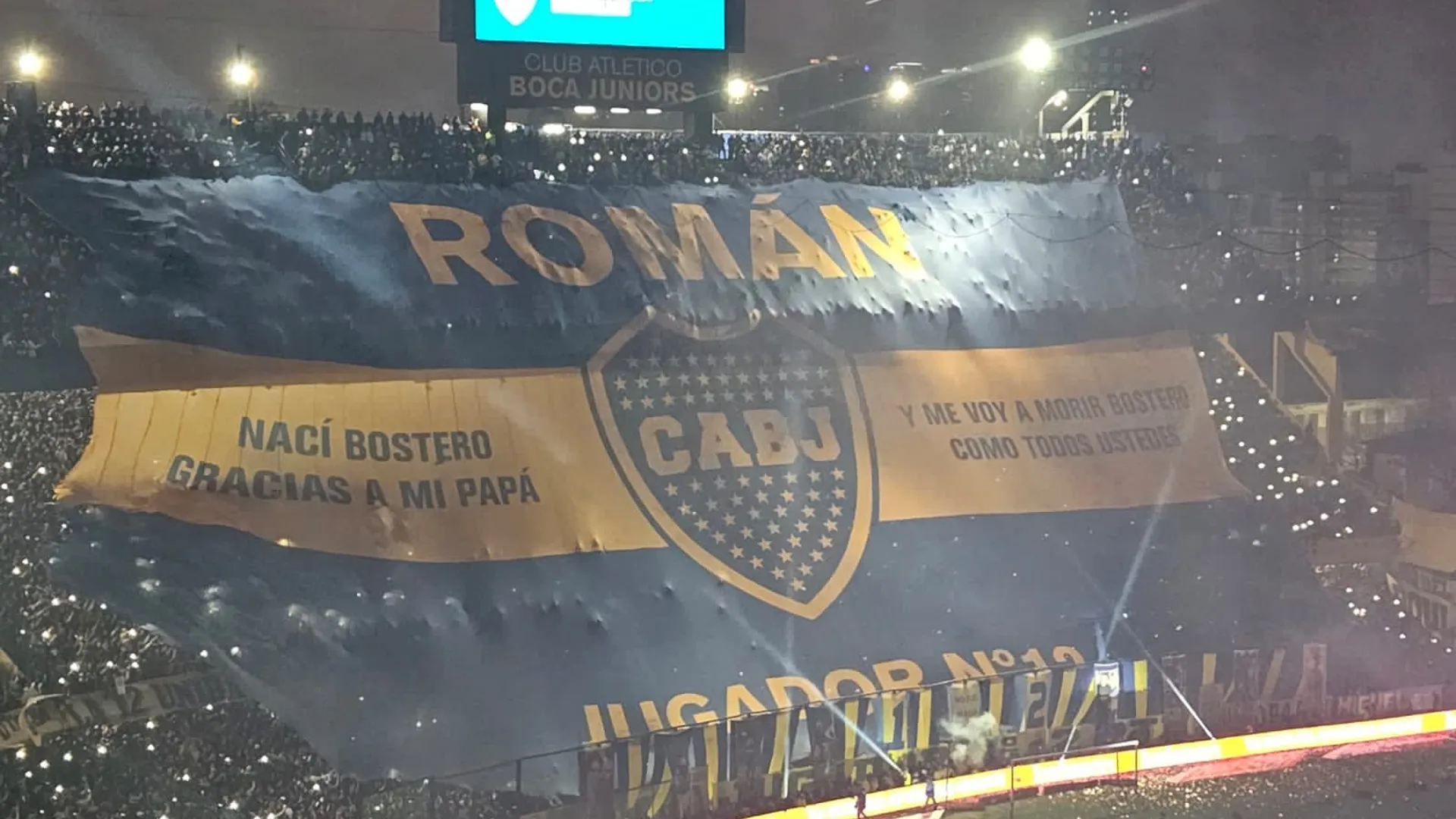 La Bombonera en la Despedida de Riquelme