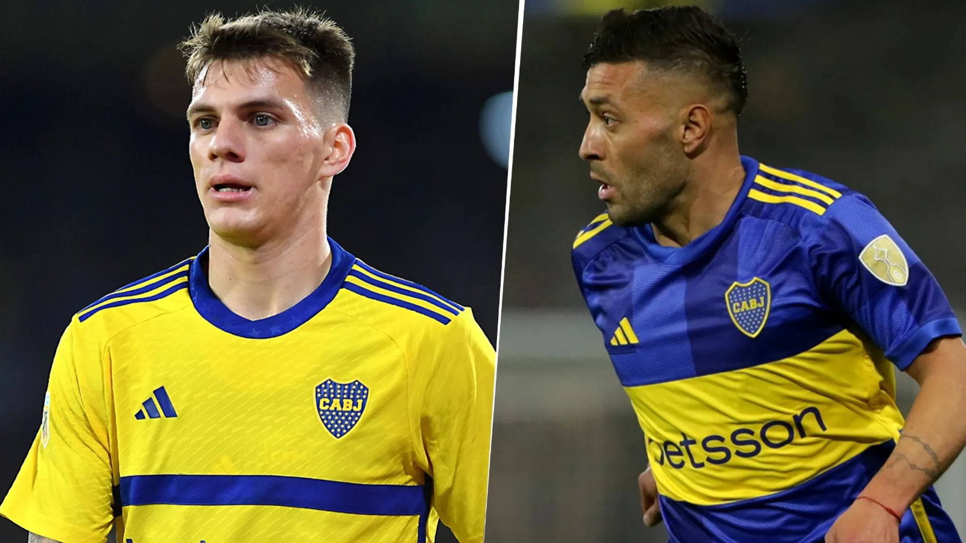 Kevin Zenón y Lucas Janson en Boca