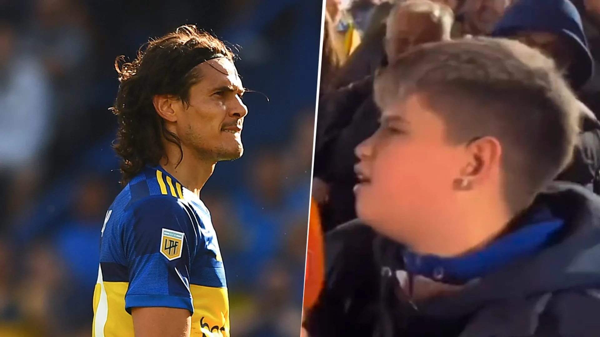Apareció el hincha de Boca que criticó a Edinson Cavani cuando recién había llegado al club