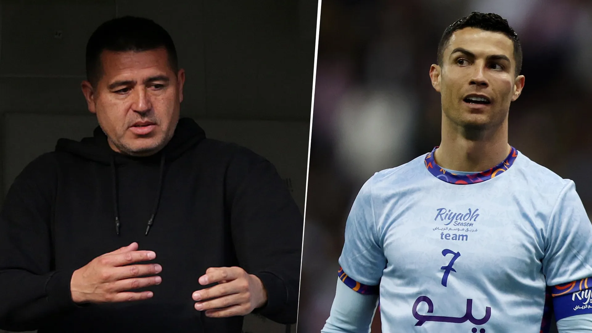 "A Román le encantaría": revelaron que Riquelme planea hacerle una propuesta a Al Nassr y Cristiano Ronaldo