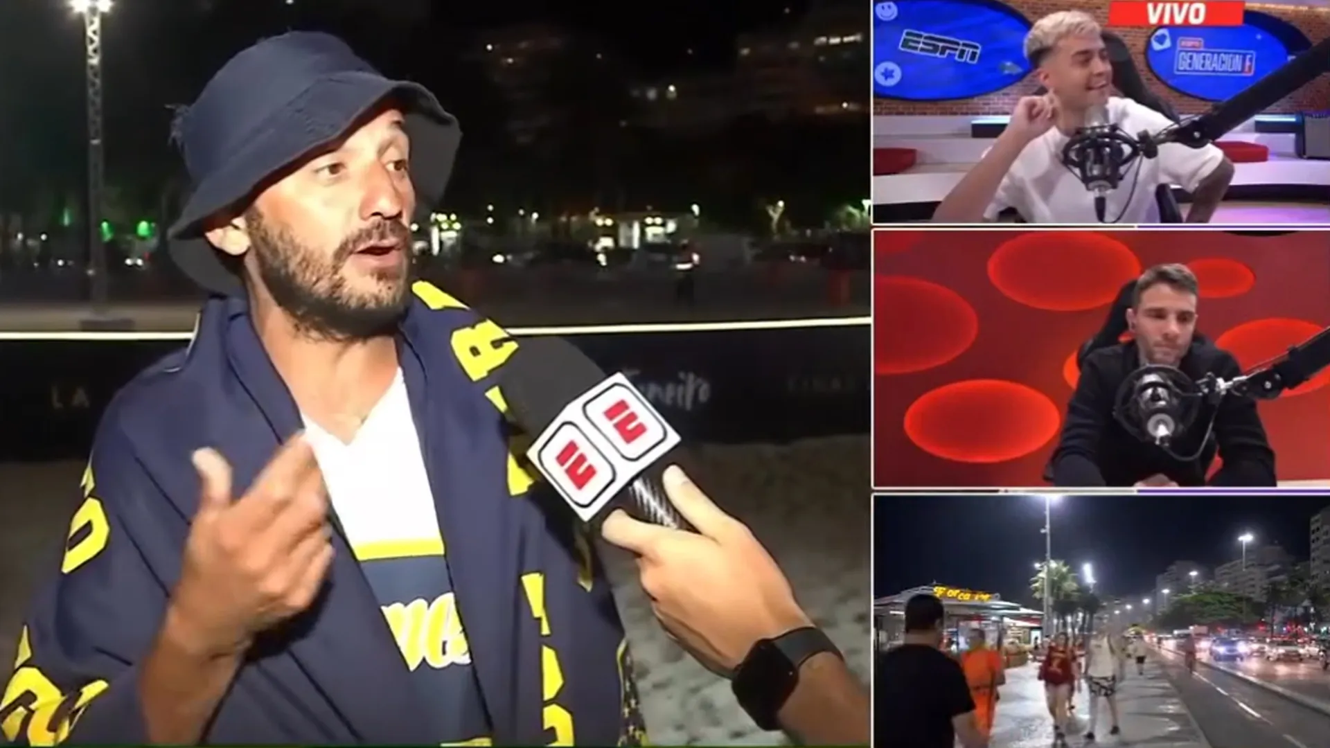 VIDEO | El hincha de Boca que caminó hacia Río llegó y confesó cuál fue el momento más complicado: "Me ayudó un brasilero"