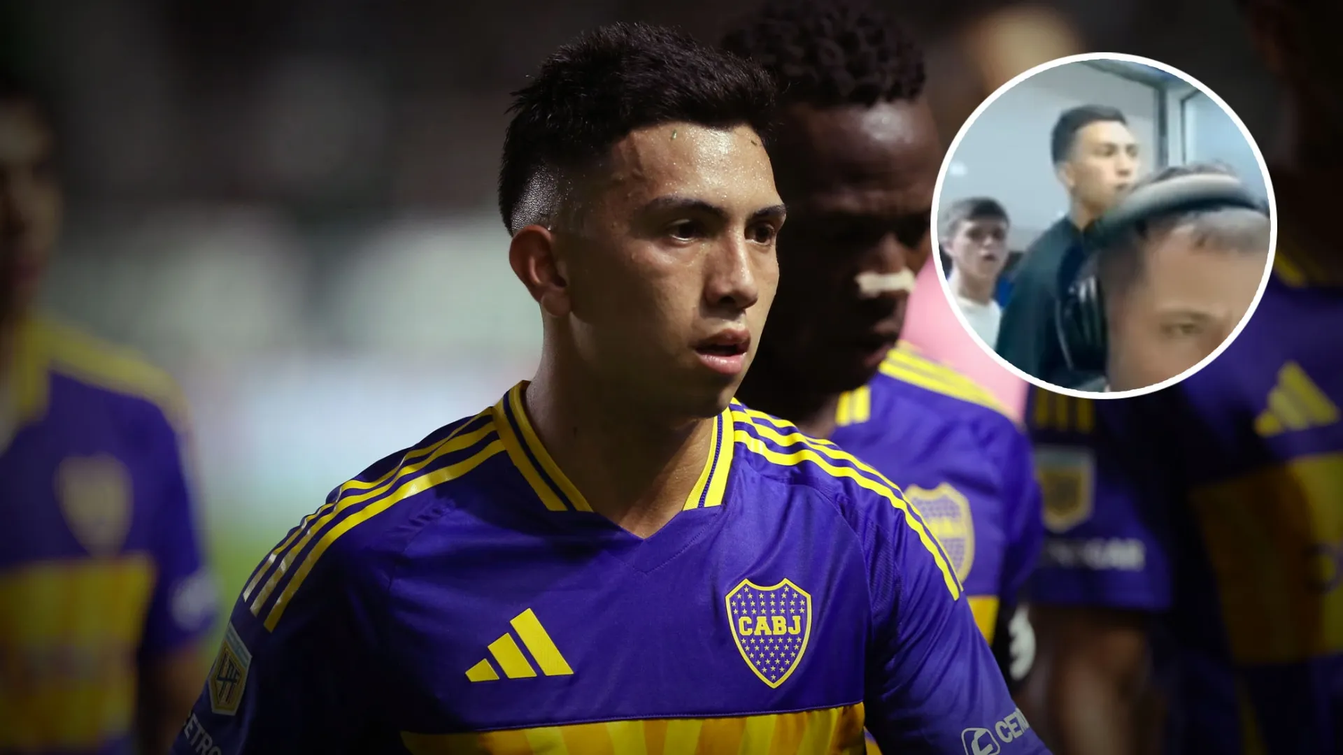 VIDEO | Alan Velasco se metió en una cabina de transmisión de La Bombonera por una jugada de peligro de Rosario Central