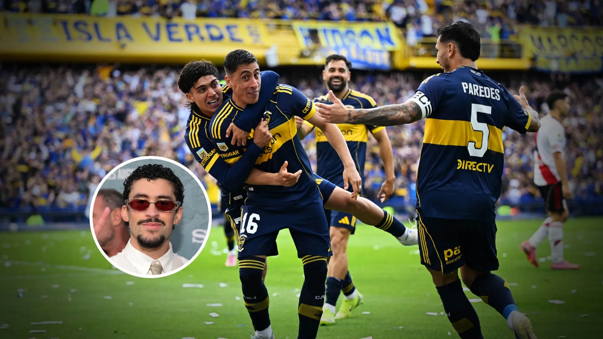 La picante canción de Bad Bunny que Boca le dedicó a River en redes