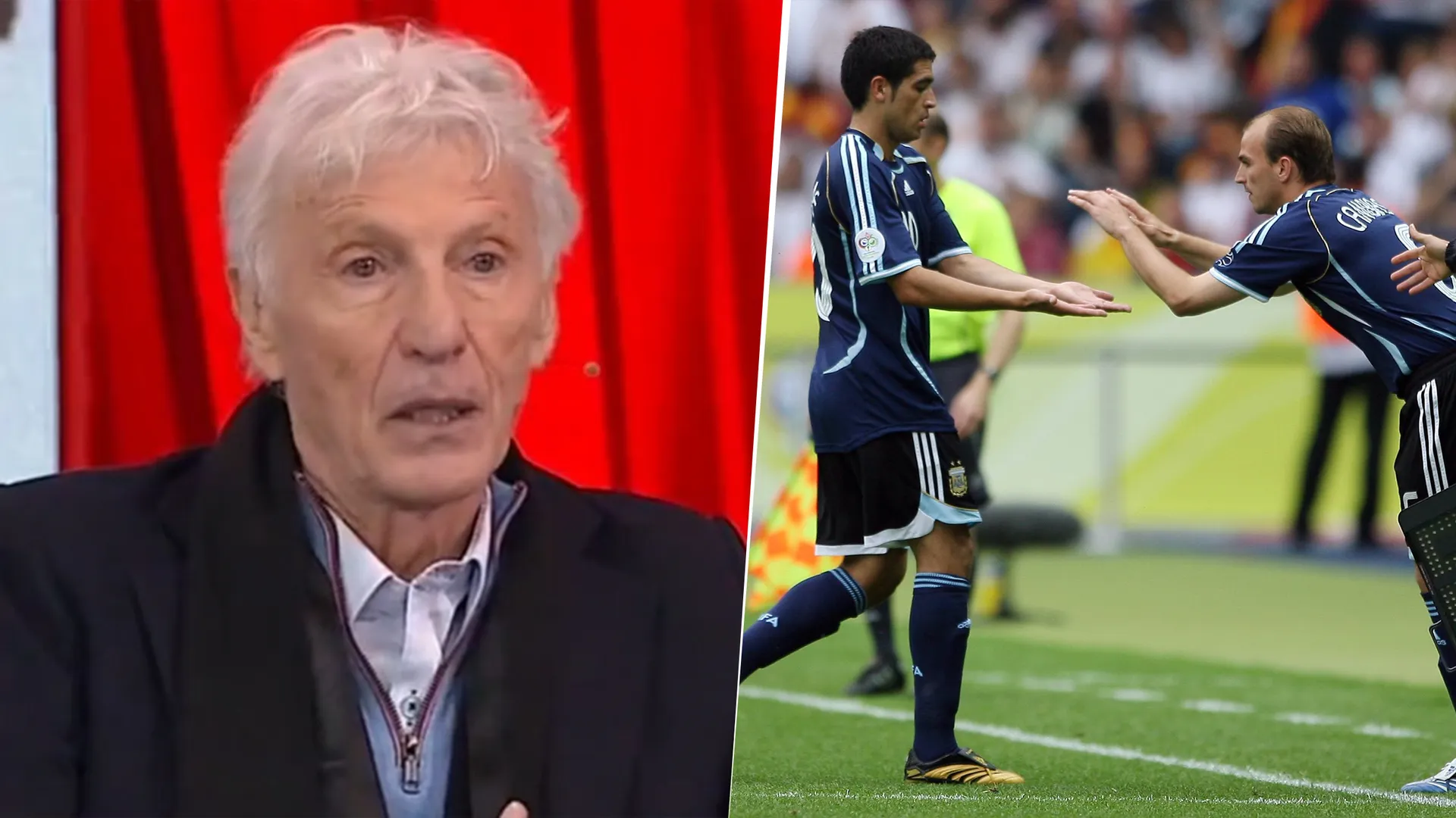 Pekerman se refirió al cambio de Riquelme por Cambiasso en Alemania 2006
