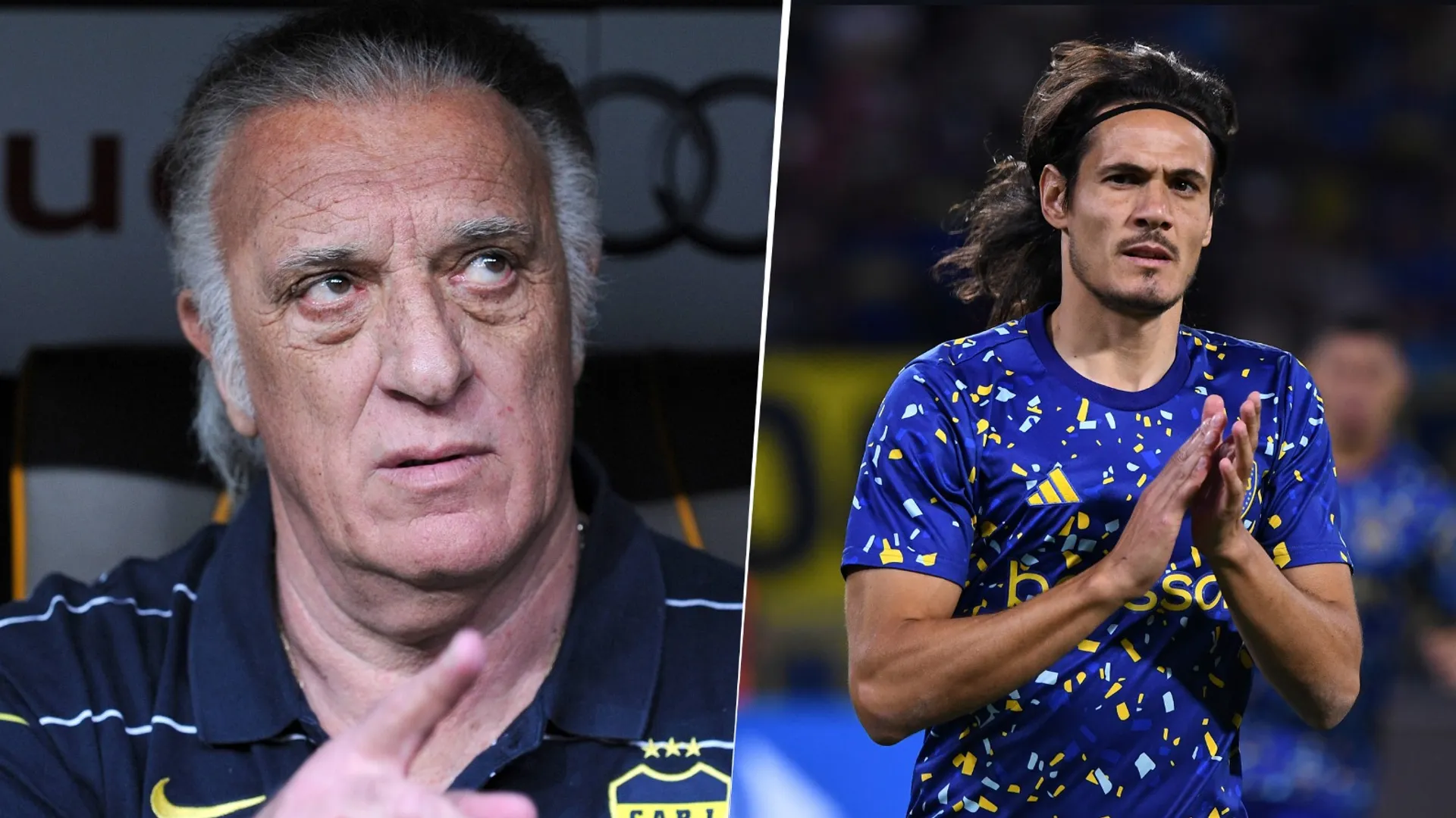 El Coco Basile habló sobre el momento de Cavani en Boca