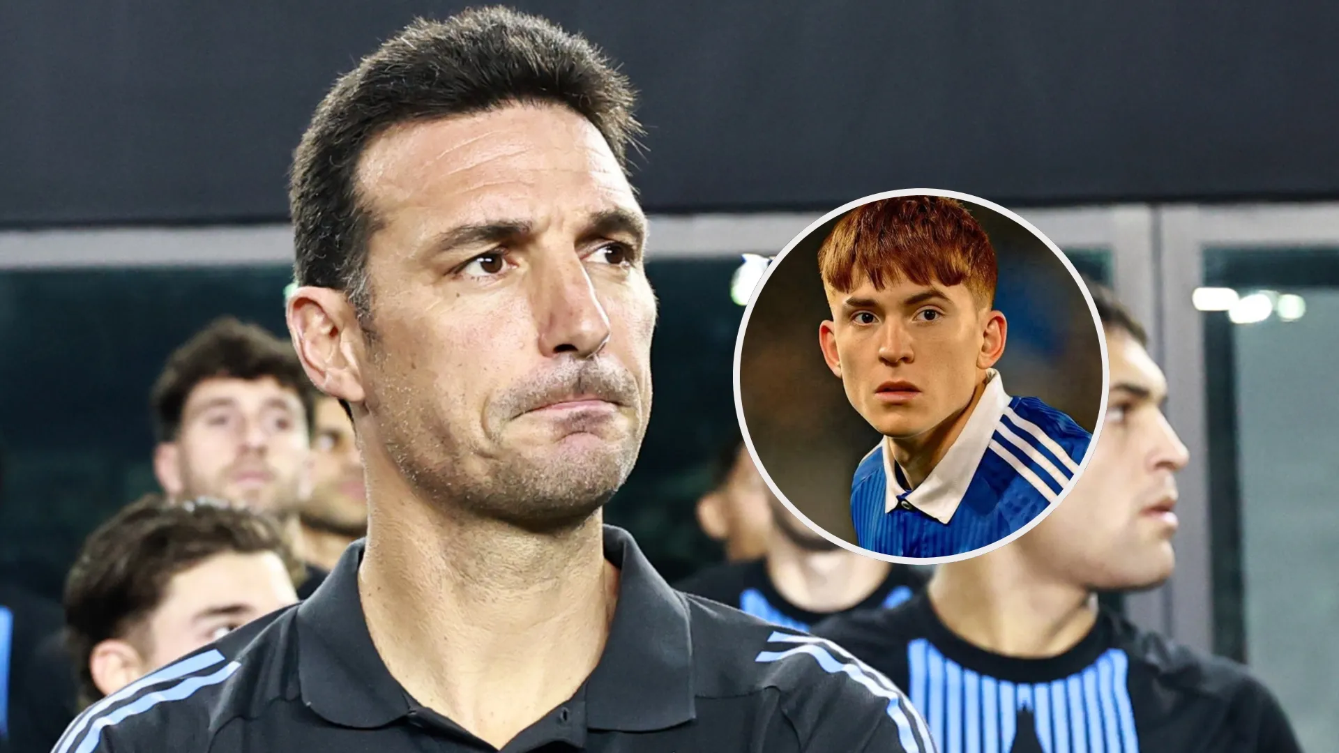 No lo puso: la respuesta de Scaloni sobre la falta de minutos de Barco en la Selección