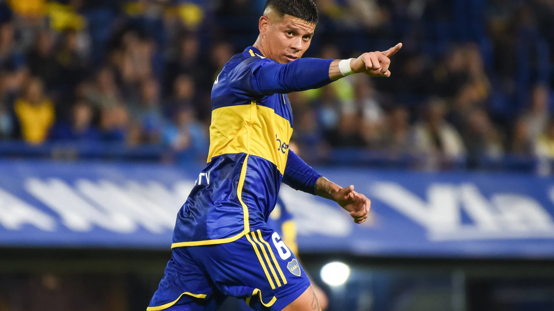 Marcos Rojo, capitán de Boca
