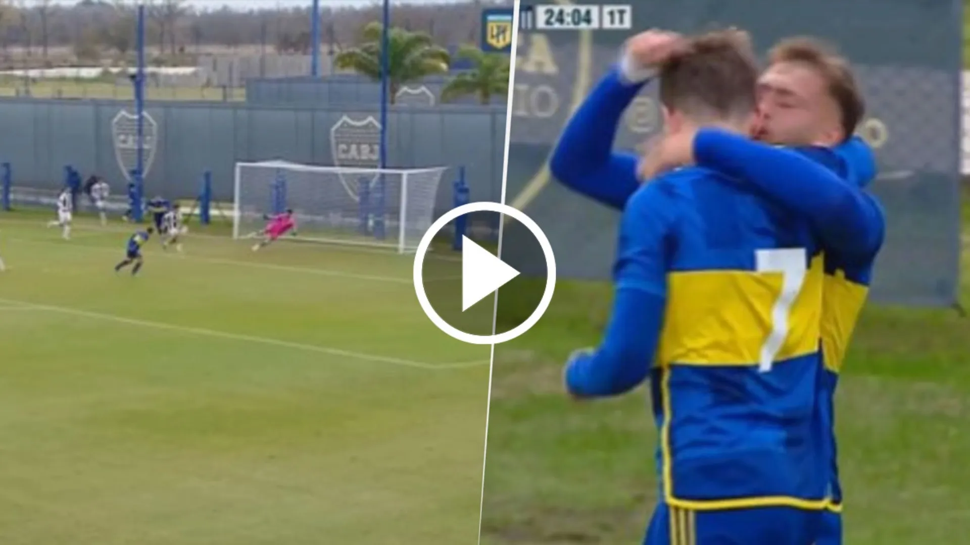 VIDEO | El golazo de Santiago Dalmasso en la Reserva de Boca ante Talleres para una victoria clave
