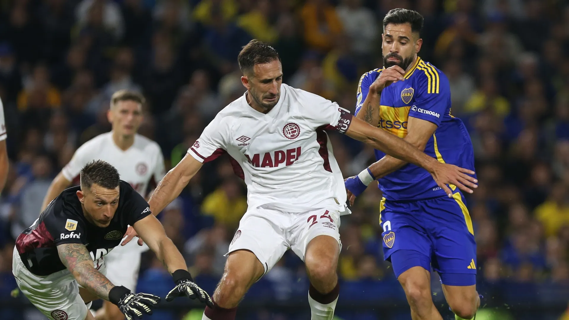 Los puntajes de los jugadores de Boca en el triunfo frente a Lanús por el Apertura 2025