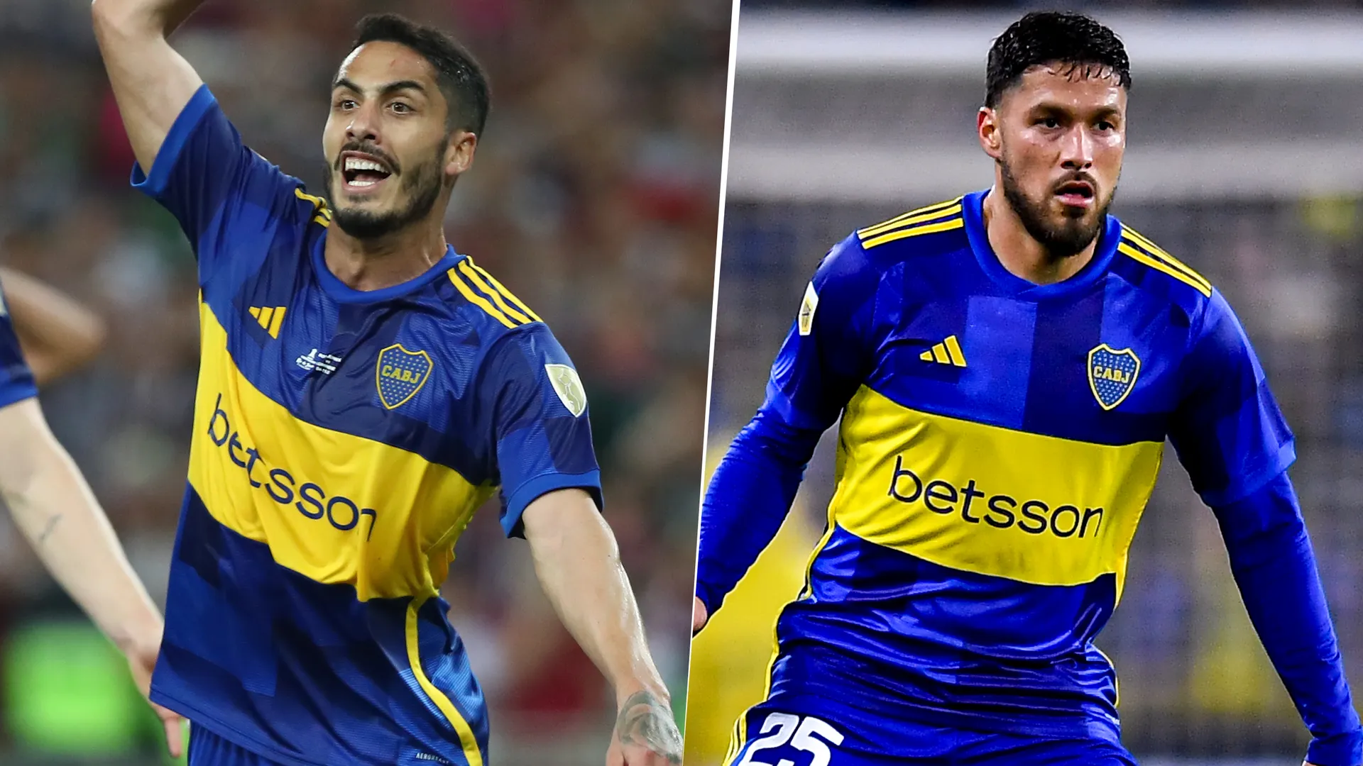 Nicolás Figal y Bruno Valdez en Boca