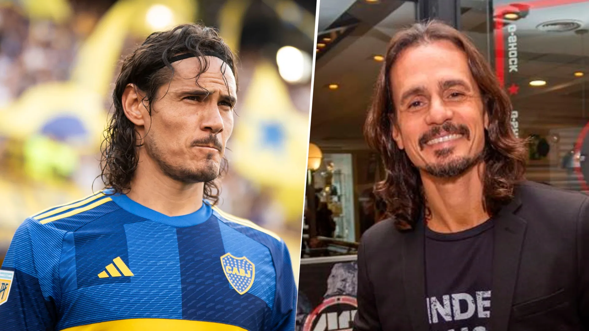 Edinson Cavani tuvo su esperado encuentro con Christian Sancho: el motivo