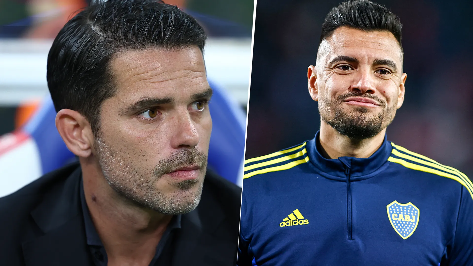 Fernando Gago y Sergio Romero