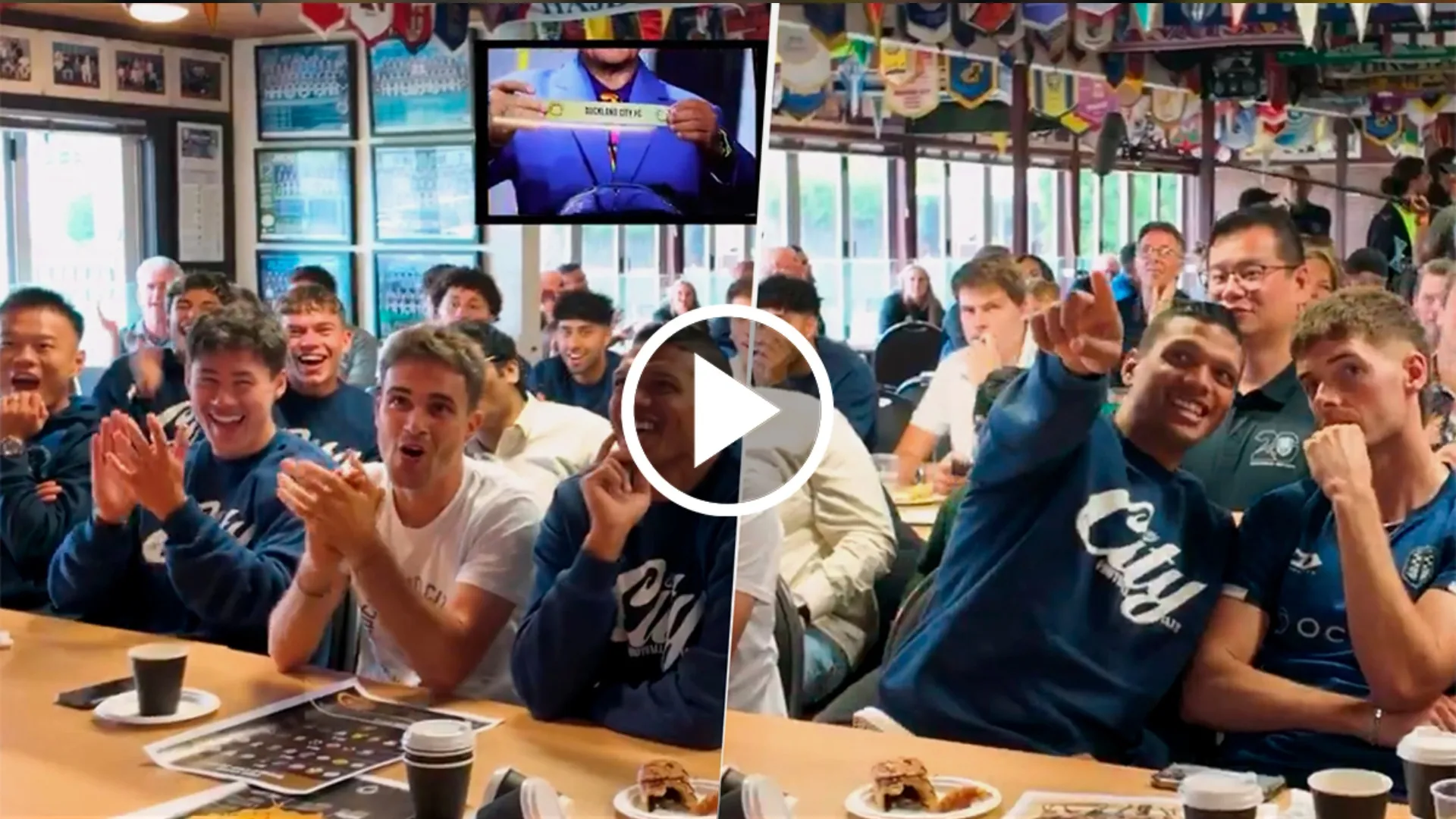 La reacción del plantel del Auckland City cuando vio que Boca será rival en el Mundial de Clubes 2025