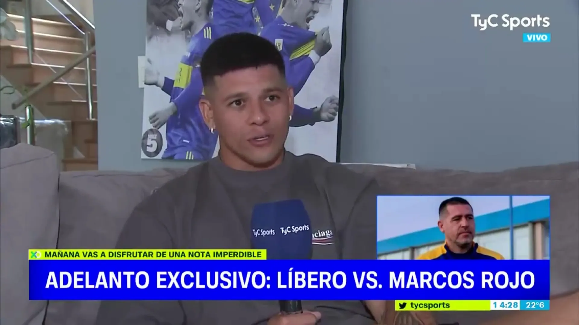 Habló Rojo: la relación del plantel con Riquelme y el nivel de Boca en 2023