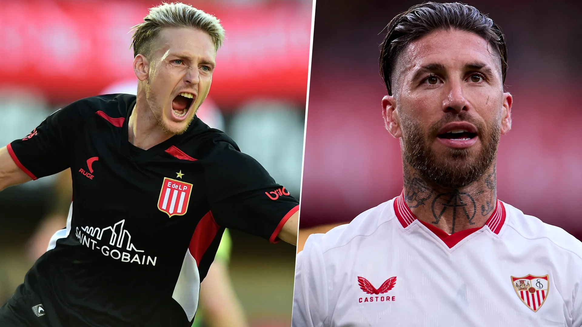 Santiago Ascacibar y Sergio Ramos