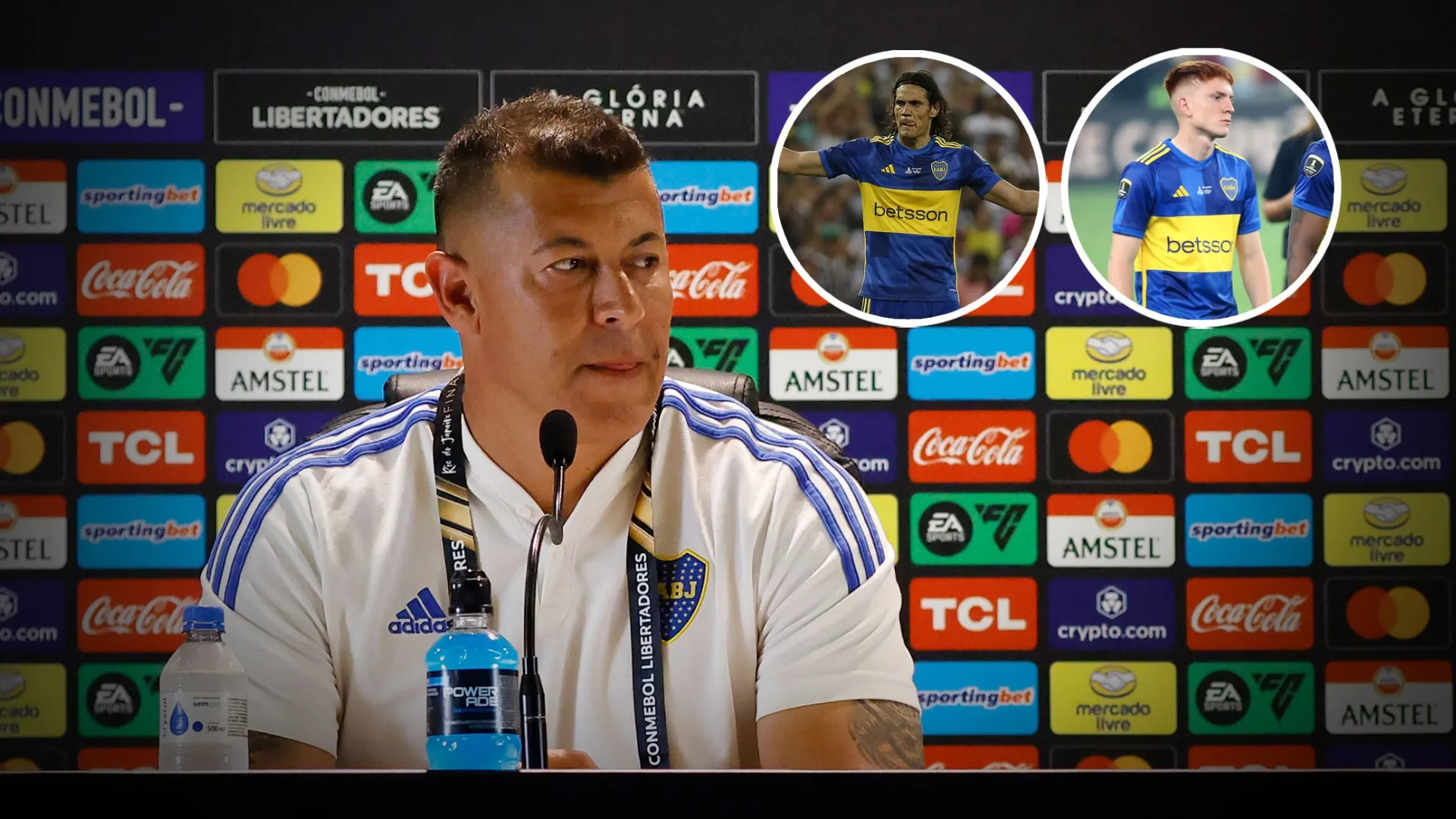 Tras la derrota, Almirón reveló por qué sacó a Cavani y Barco