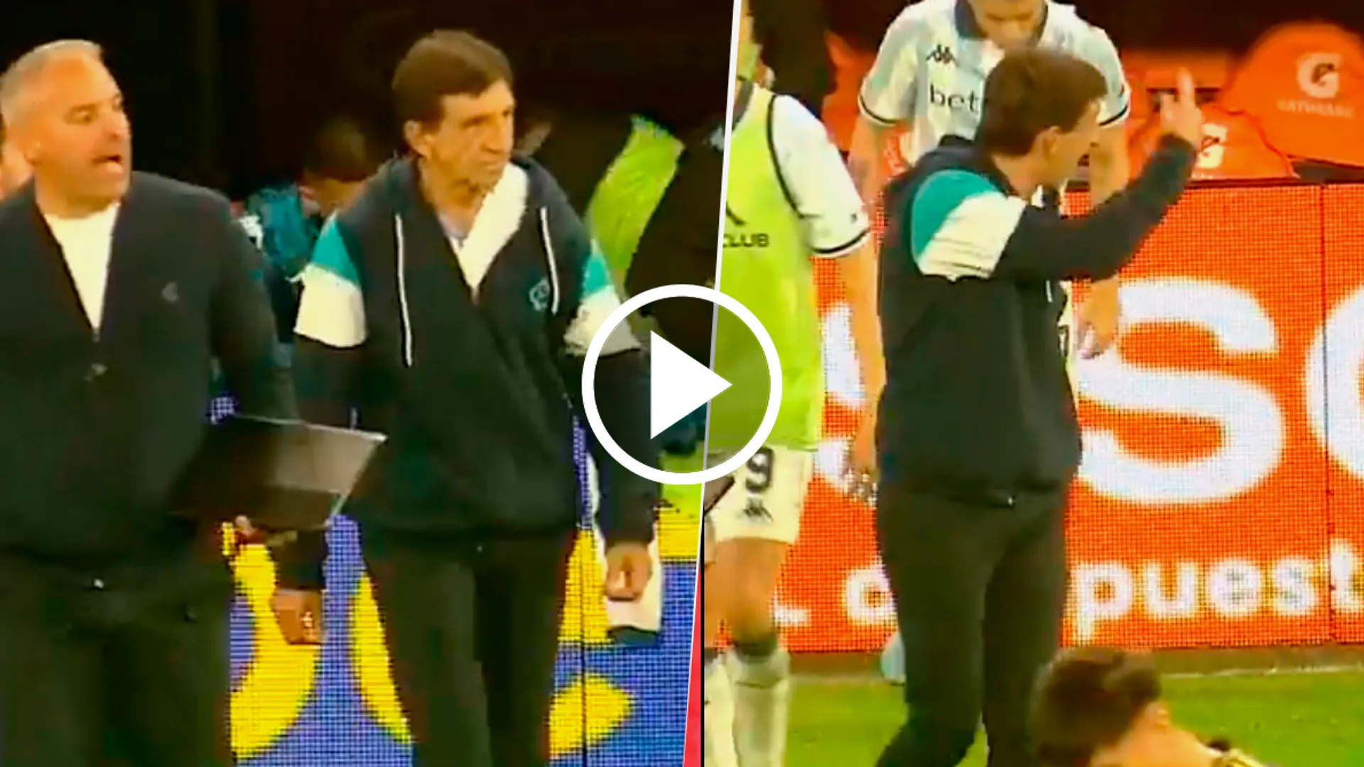 El insólito gesto de Gustavo Costas a la platea de Boca: "¿Que hace?"
