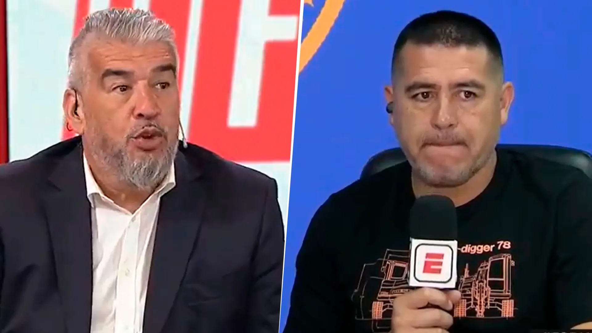 Fuerte pelea entre Juan Román Riquelme y el Chavo Fucks: "No me corrás con eso"