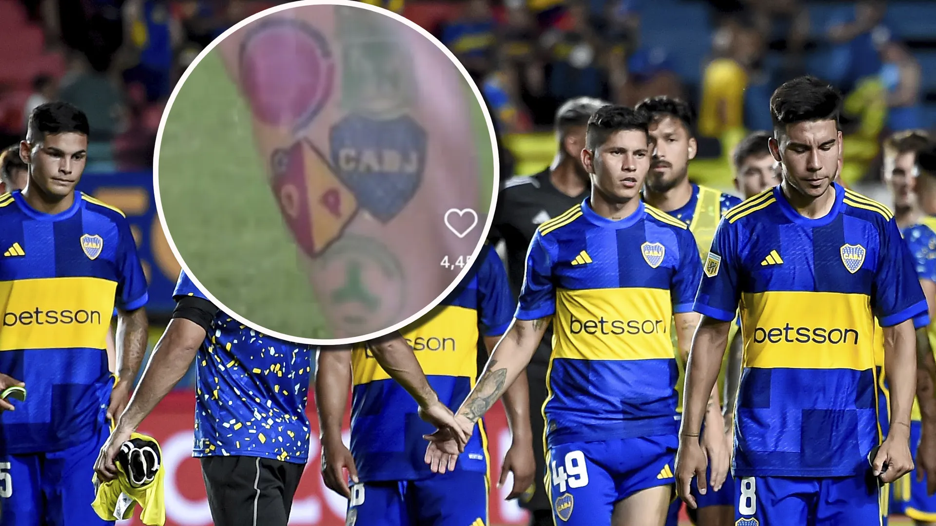 Se fue de Boca sin pena ni gloria, pero tiene tatuado el escudo en la pierna