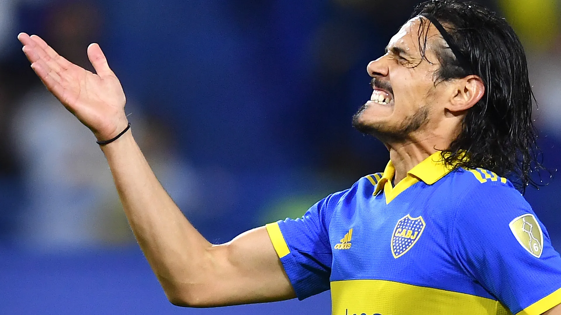Edinson Cavani en Boca