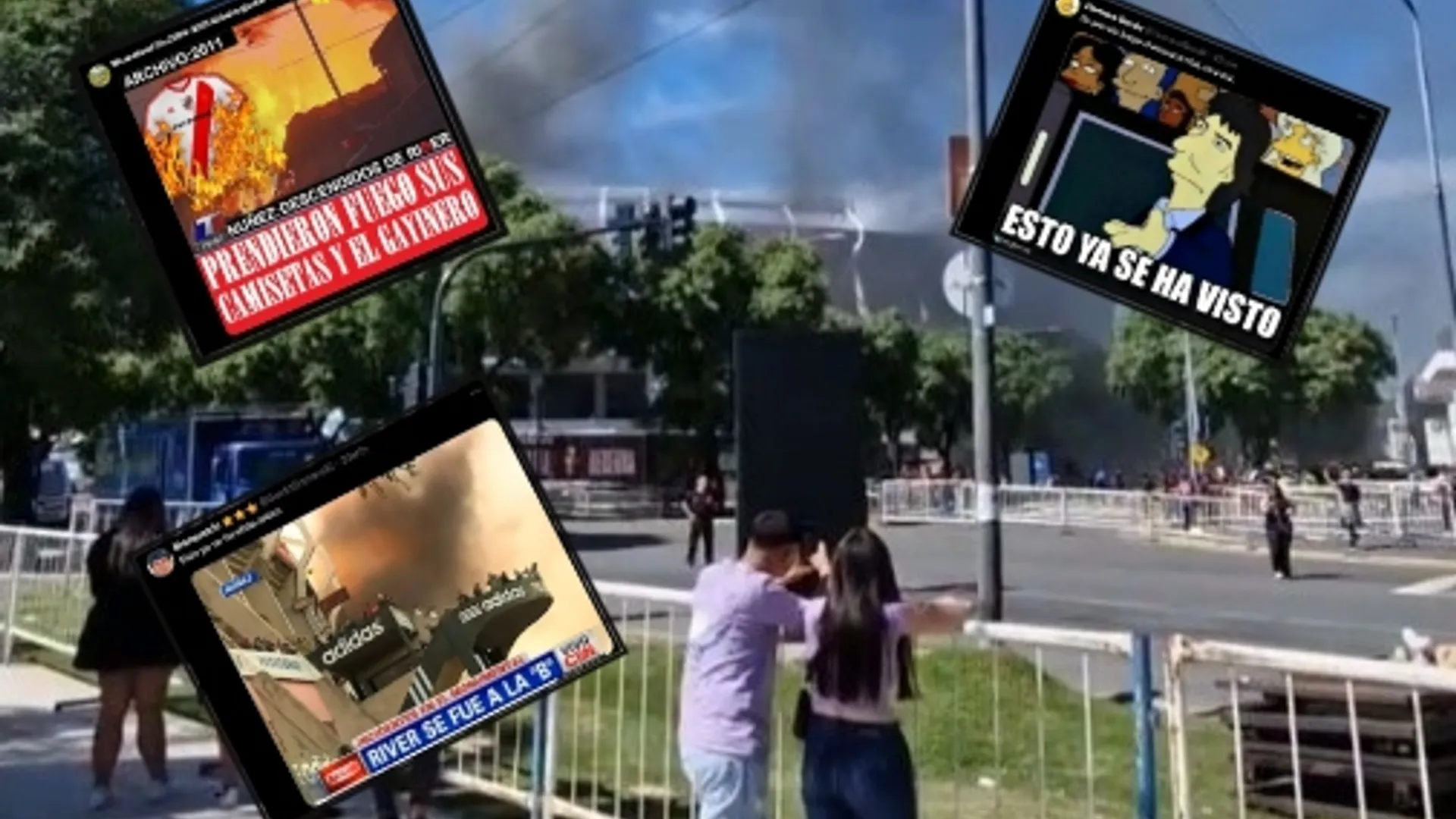 Incendio en el Estadio Monumental: los mejores memes de los hinchas de Boca recordando el 2011