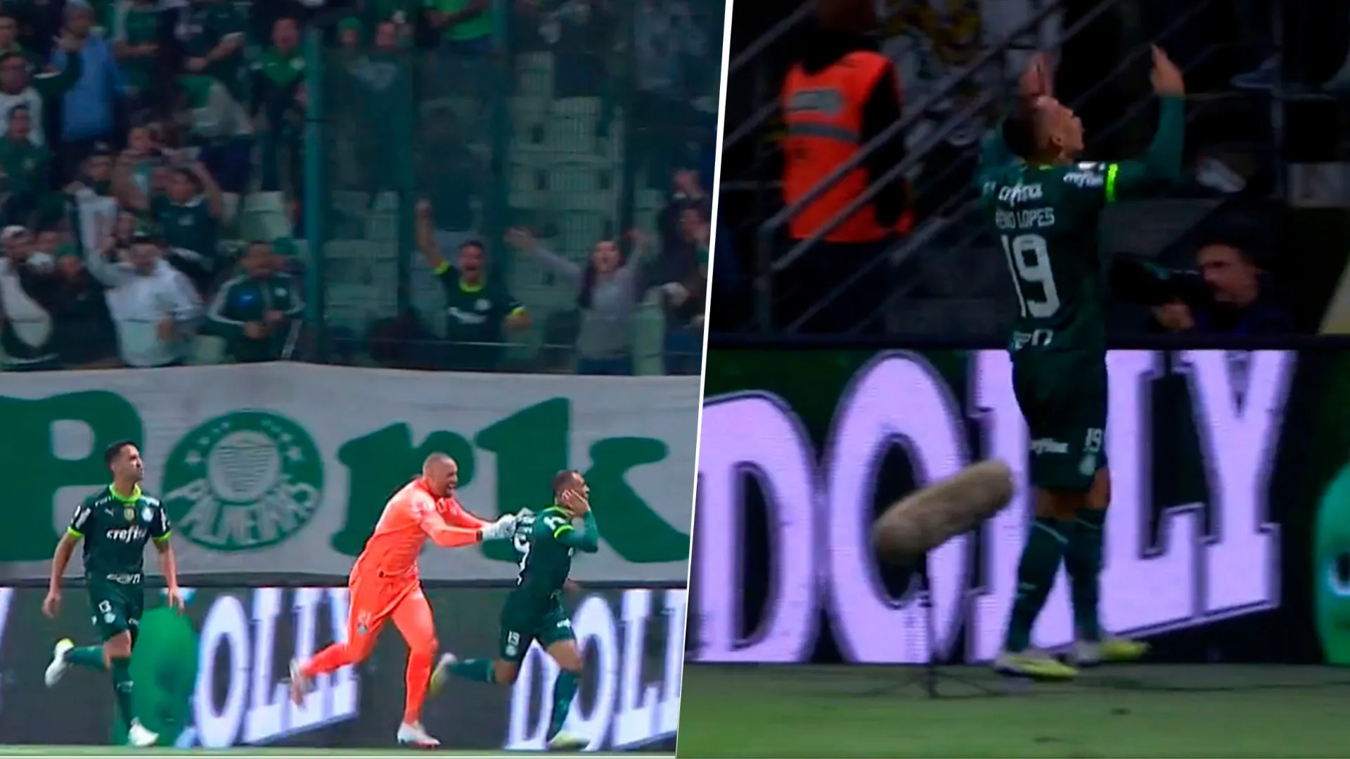 VIDEO | Tensión en Palmeiras: el polémico festejo de gol de uno de sus jugadores