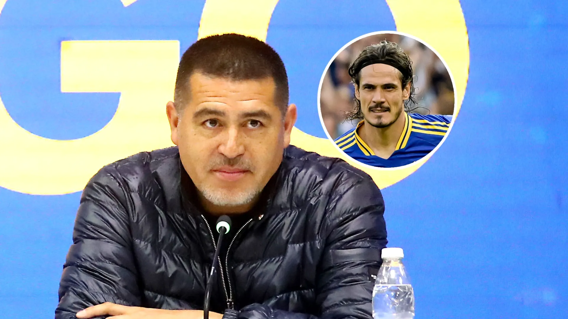 La decisión que tomará Riquelme con Edinson Cavani si Boca clasifica a la Copa Libertadores