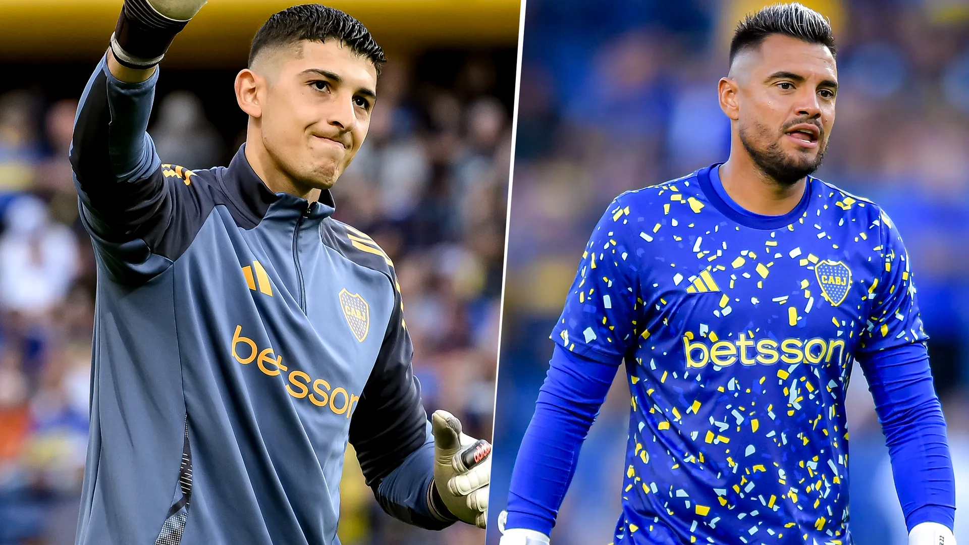 Leandro Brey y Sergio Romero en Boca