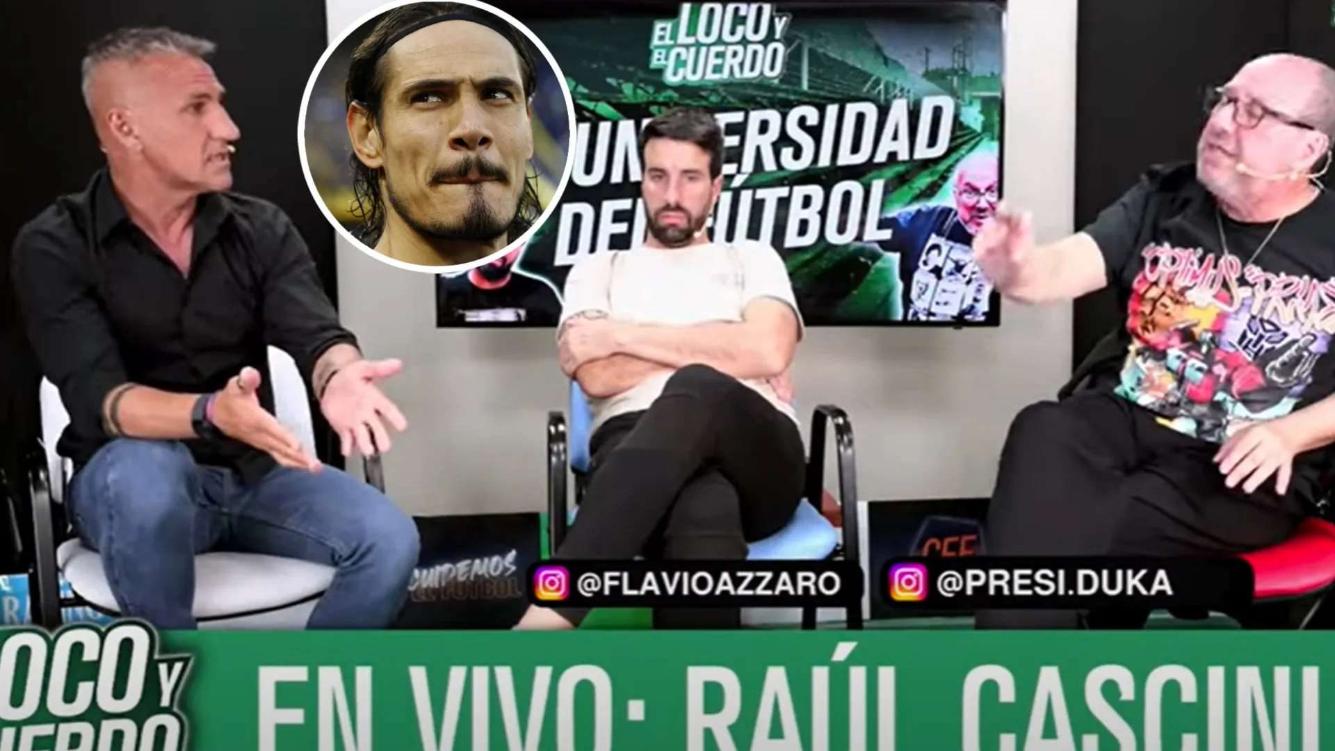 La picante analogía de Cascini con Cavani como protagonista: "Siempre malos somos"