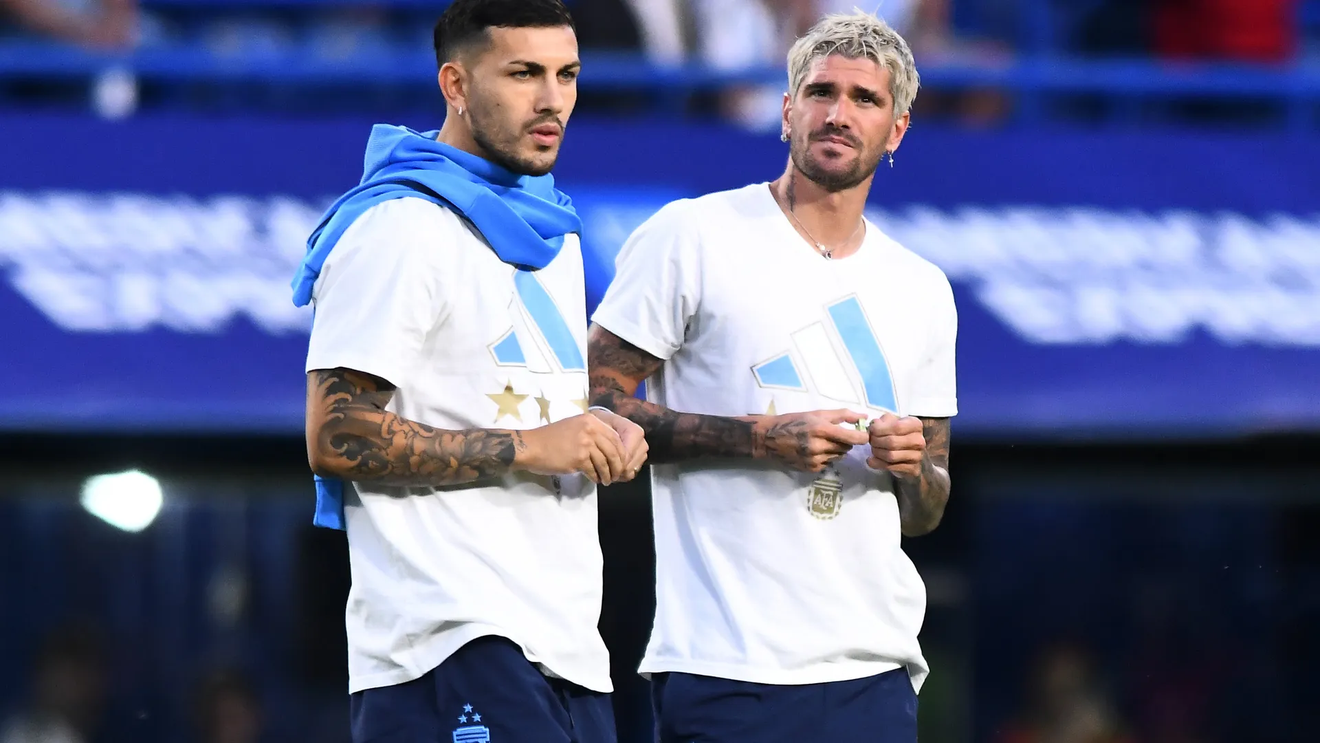 Leandro Paredes y Rodrigo De Paul en la Selección Argentina