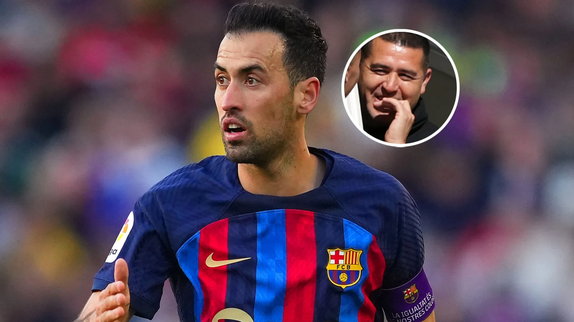 Busquets se va de Barcelona y Riquelme fue tendencia en las redes: el motivo
