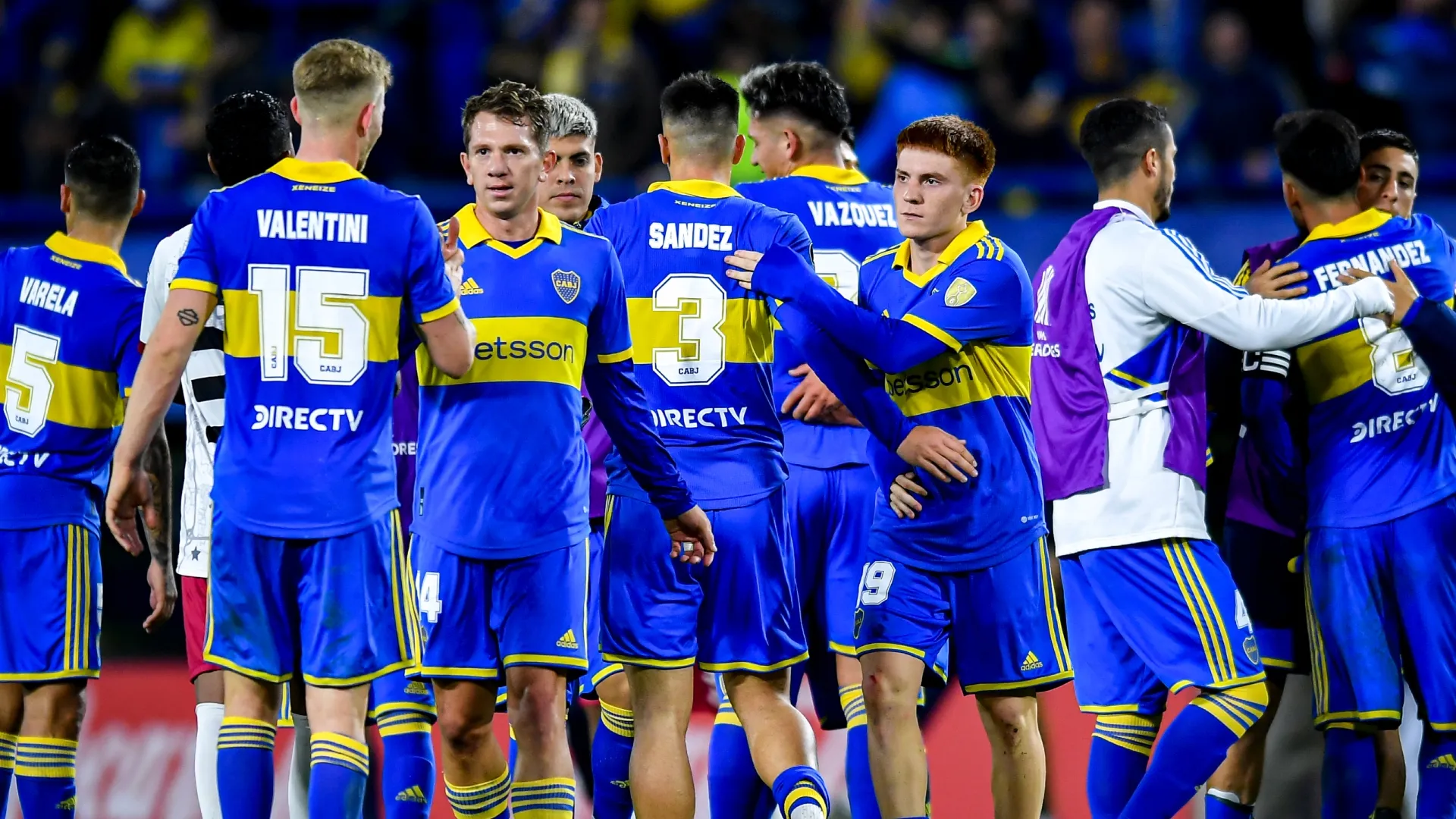 Los jugadores de Boca que recibieron su primera ovación contra Monagas