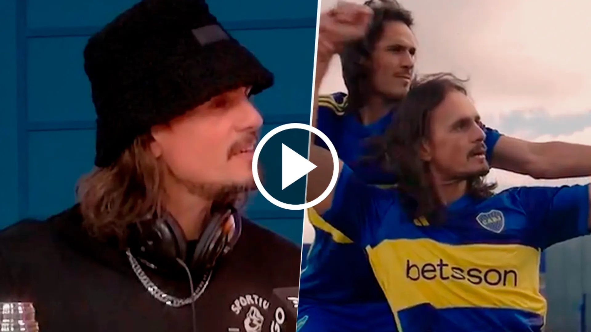 El gesto de Edinson Cavani con su el hijo de Christian Sancho que sorprendió: "Él no sabía"