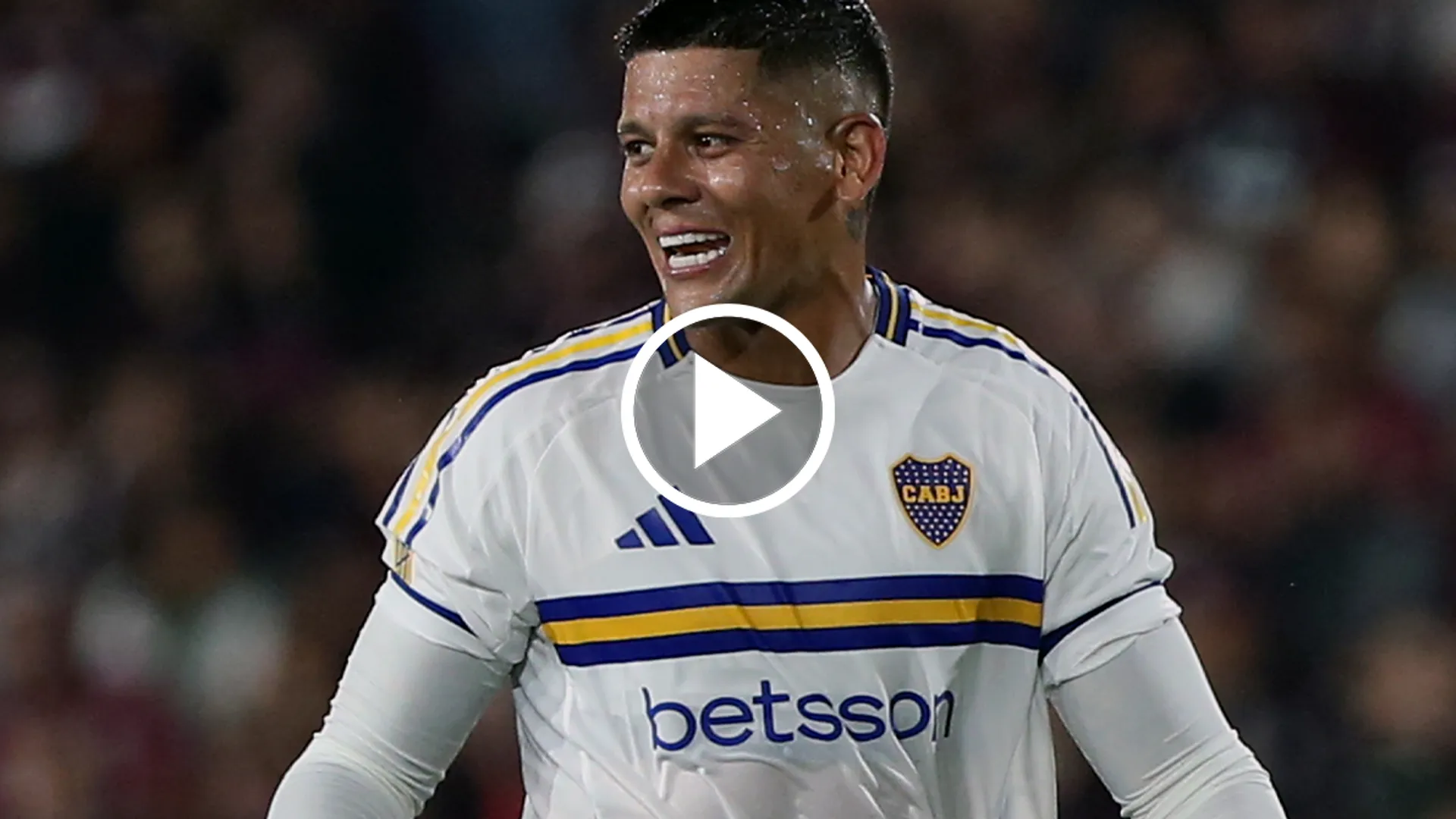 Rojo marcó el 1 a 0 de Boca vs. Belgrano