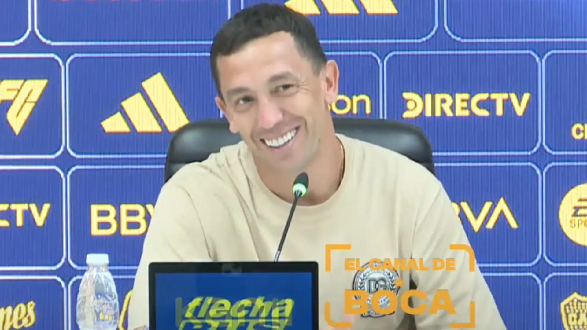 El error viral de Marchesín en la presentación en Boca, ¿sobre River?: "No lo tomen a mal jaja"