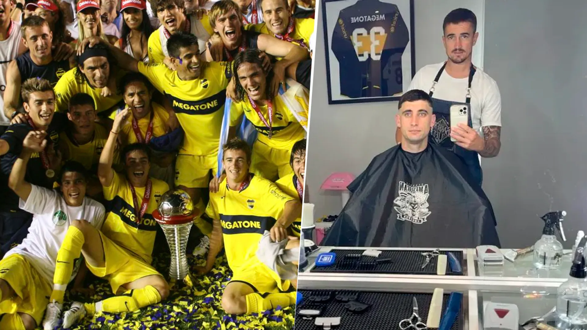 Ricardo Noir fue campeón con Riquelme en Boca y ahora tiene una peluquería en su casa: "Me aislé del fútbol"