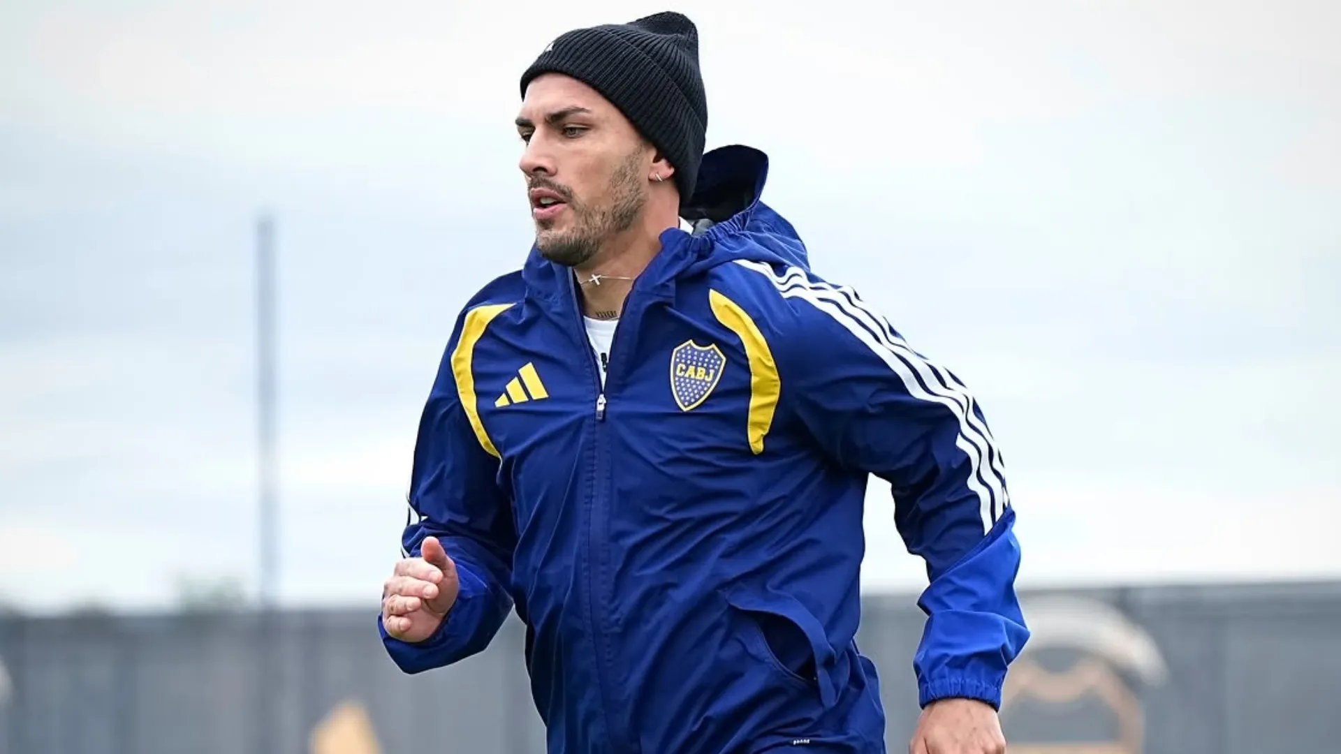 El video de Paredes en el entrenamiento de Boca.