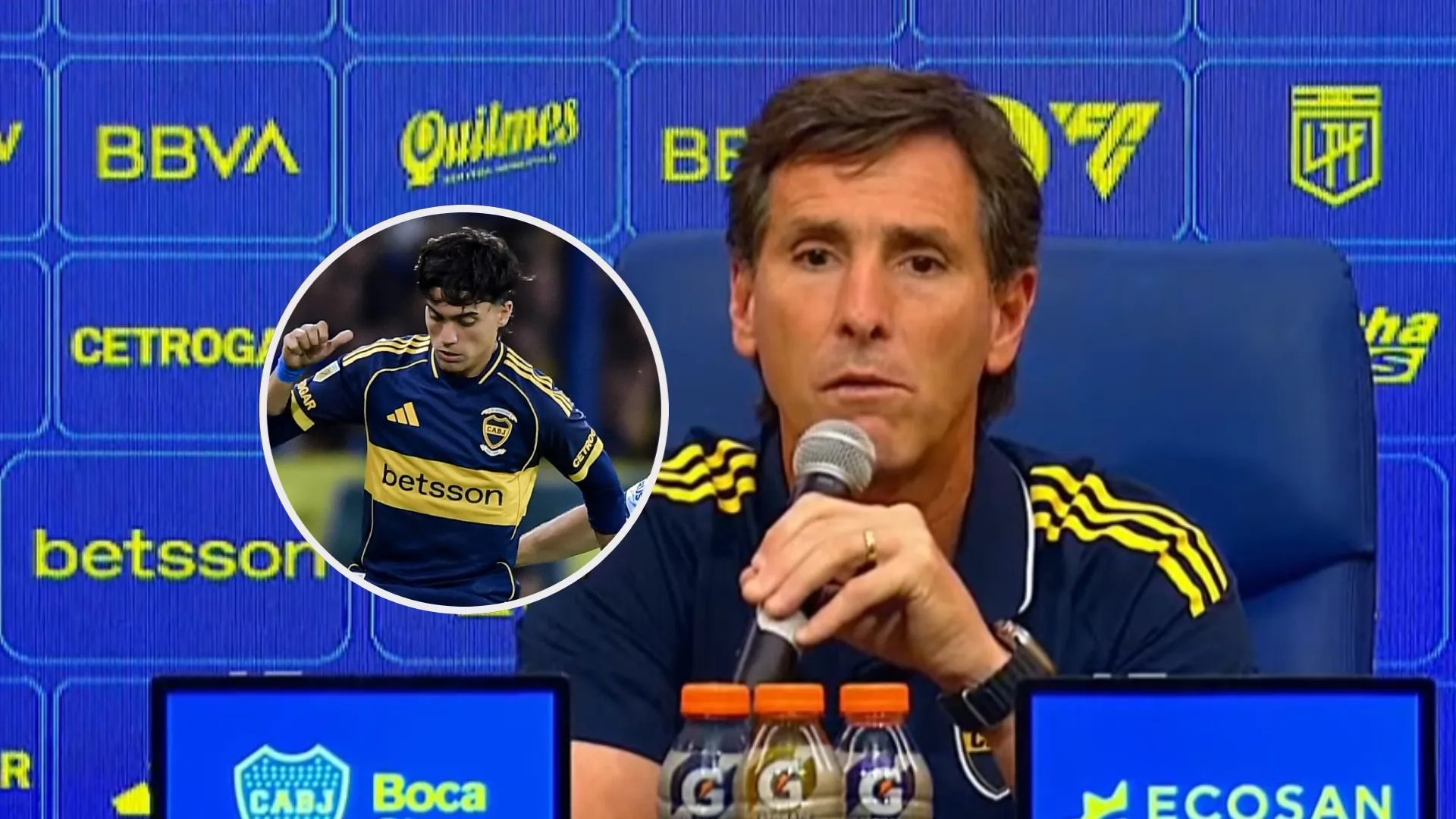 Claudio Úbeda explicó por qué sacó a Zeballos en Boca: "Vimos que..."