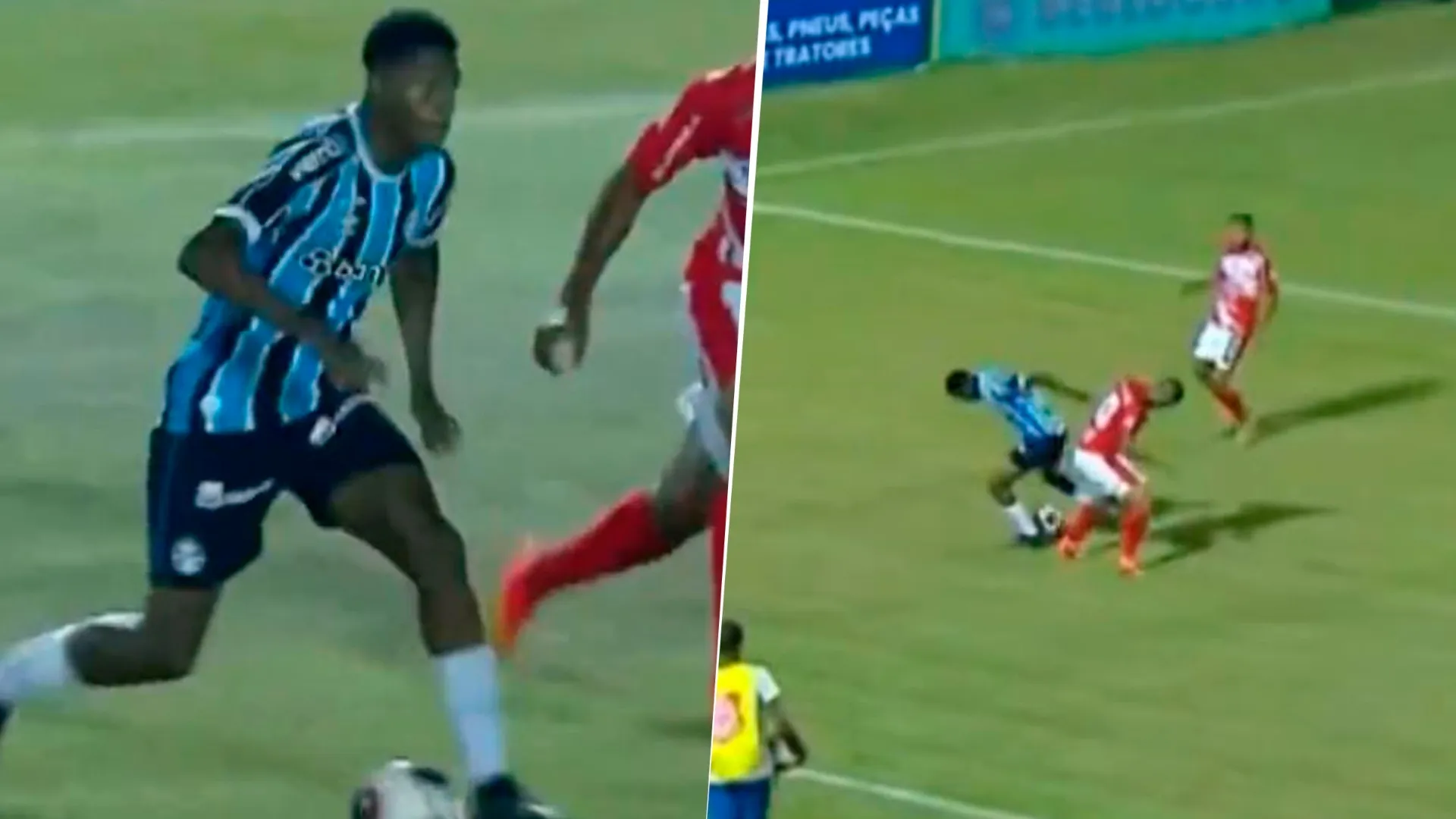 Fue viral: el juvenil de Gremio que se llama Riquelme y juega parecido al ídolo de Boca