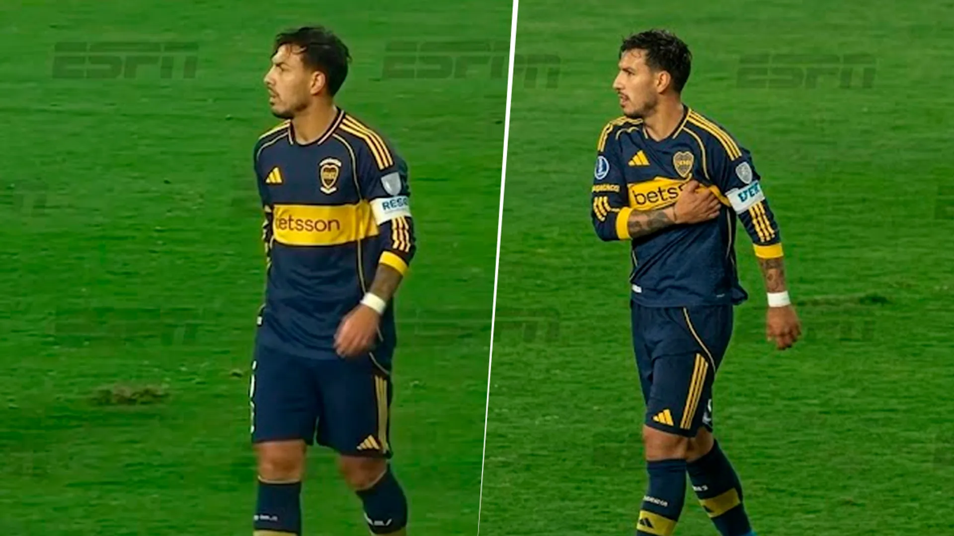No se vio: Paredes se agarró la costilla en pleno partido y luego reveló cómo está de su lesión