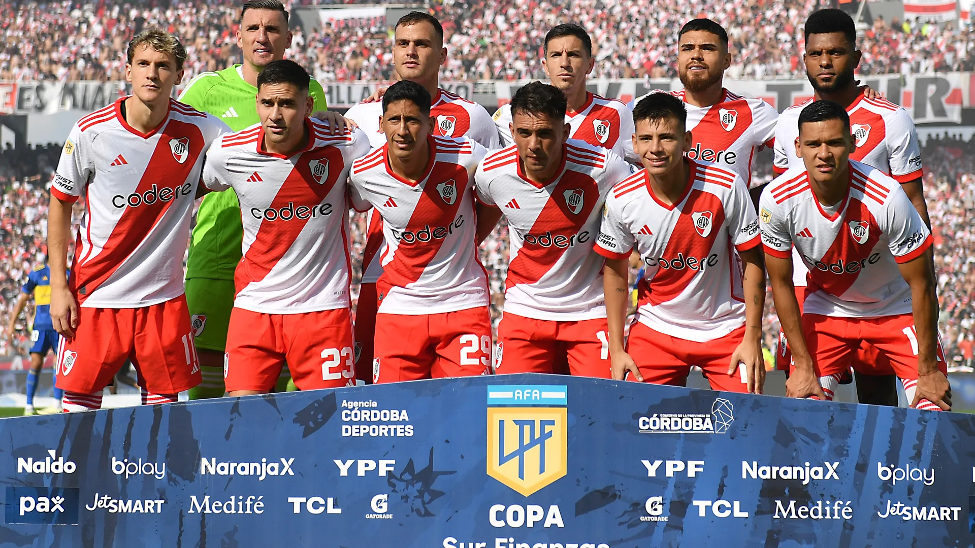 La formación confirmada de River contra Boca
