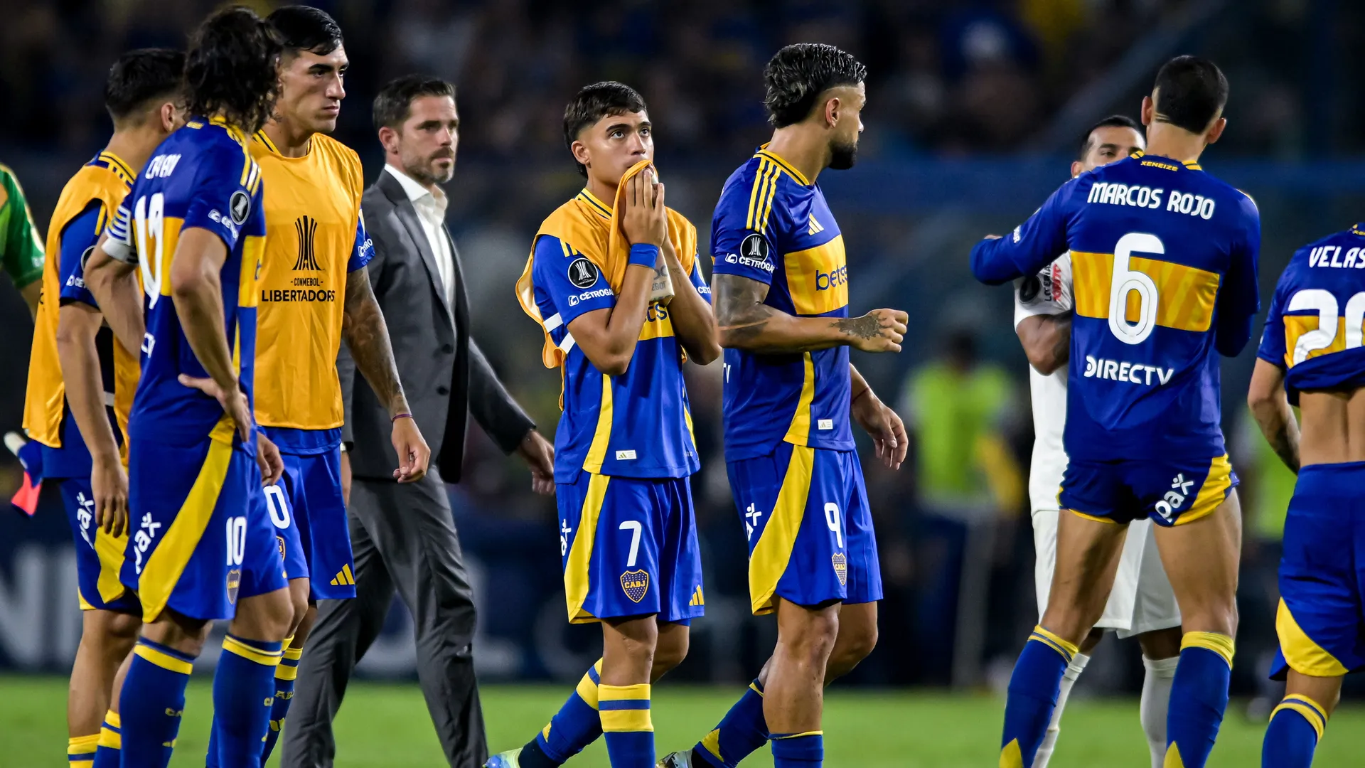 La reacción de los jugadores de Boca ante la salida de Gago